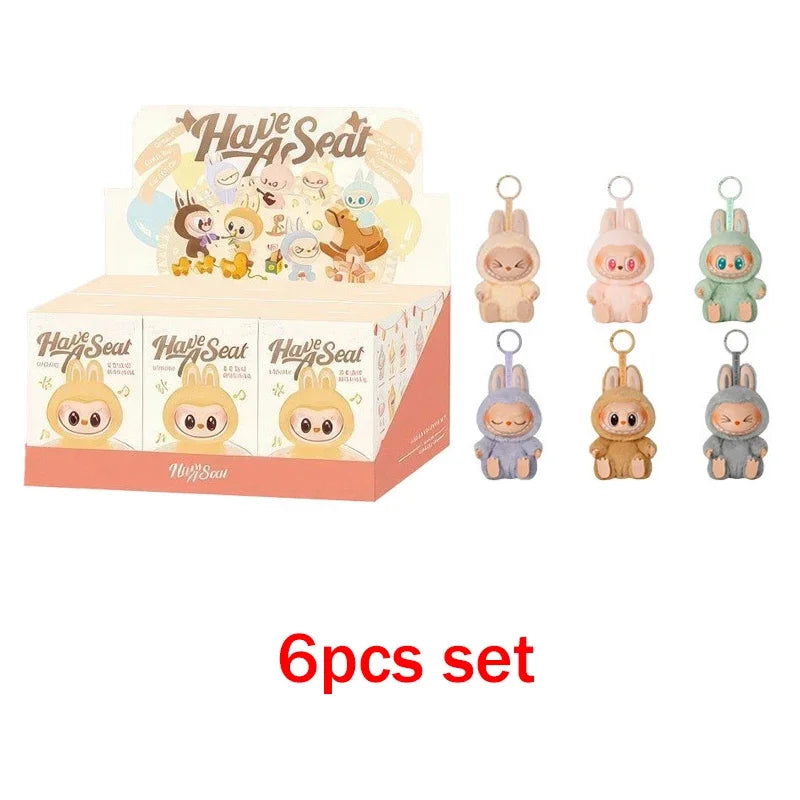 New Lafufu Blind Boxes from Sonny Angel Party Ocean Collection, Car Decorations, Fashion Dolls, Birthday Gift Toys, 2 Generations