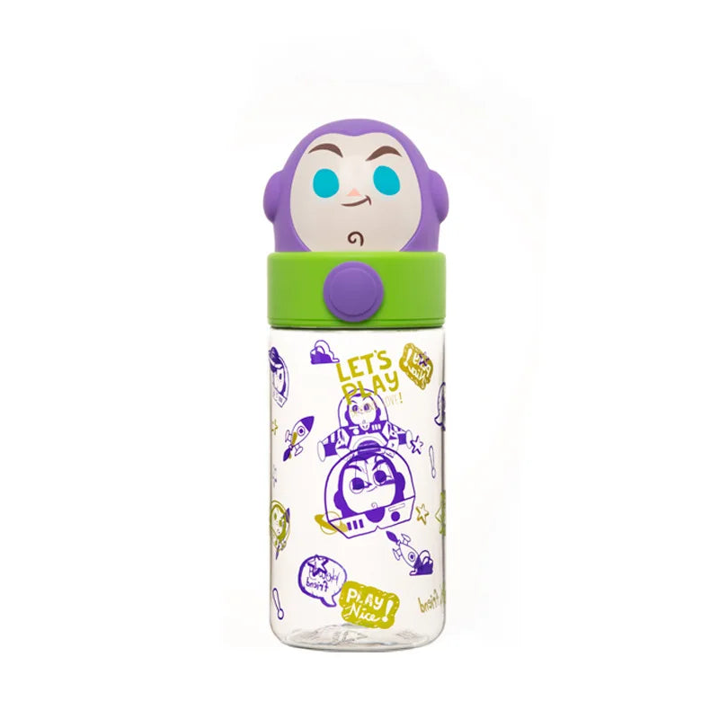 Trendy Desgin Children Cup Summer Cartoon Cute Girl's Plastic Water Kettle Large Capacity Kids Portable Straight Drink Cup
