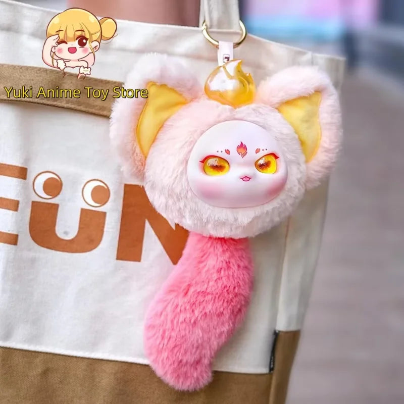 Authentic pizza star card dream girl Xiangyun elf keychain pendant blind box game trend mystery box toy