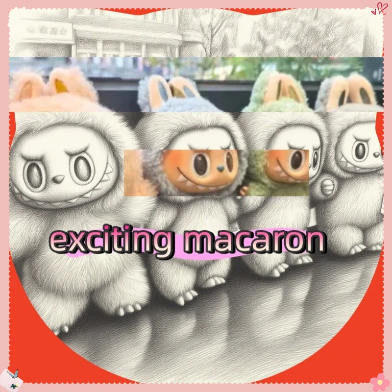 For 17cm Doll The First Second And Third Blind Box Big Into Energy Series have a seat Series Vinyl Plush Blind Box