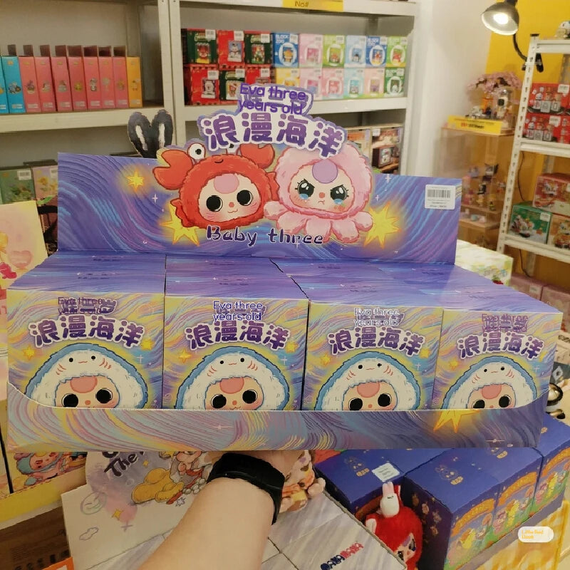 New Genuine Baby Three Ocean Series Mystery Blind Box Tide Play Vinyl Doll Kawaii Decorative Pendant Box Toy Collectible Gifts