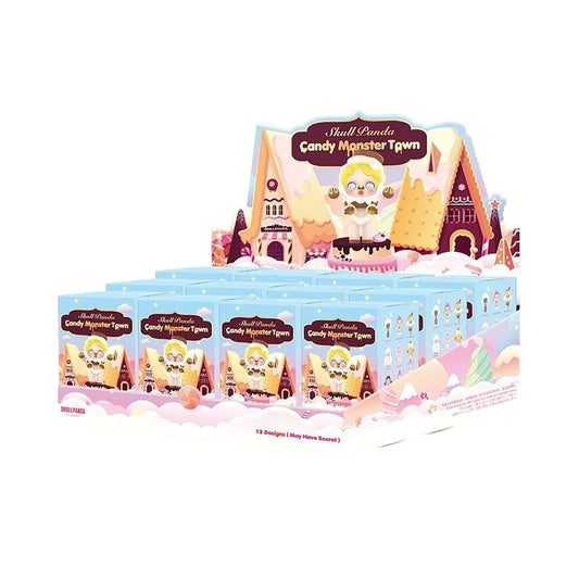 Skullpanda Candy Monster Town Trendy Blind Box Toys Mystery Box Mistery Action Figure Surprise Cute Model Birthday Gift