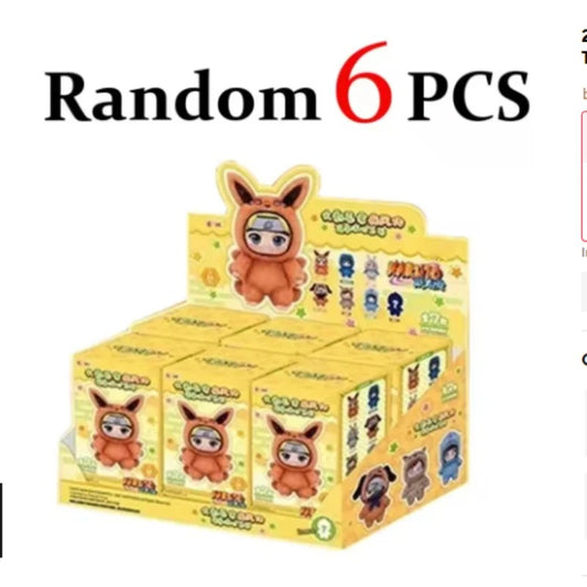 Cartoon backpack pendant, anime peripheral gift box, Naruto Blind box gift, Naruto Shipship Party series
