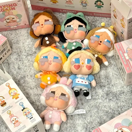 CRYBABY Crying Again Series-Vinyl Face Original Blind Box Mystery Box Guess Bag Toys Doll Cute Anime Figure Ornaments