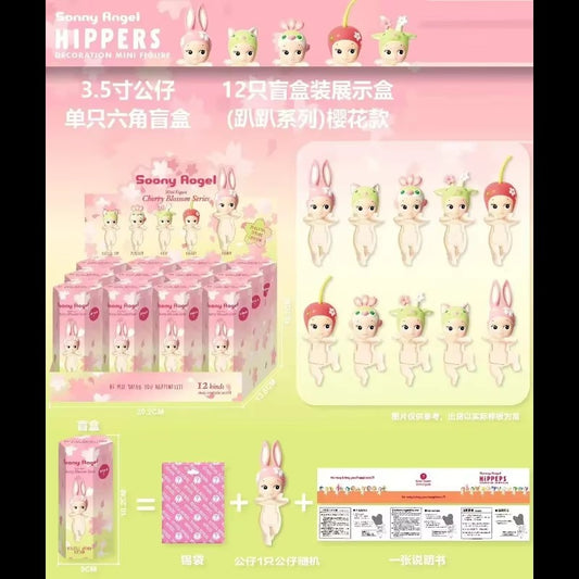 Angel Doll Cherry Blossom Series Night Version Blind Box Collect Hippers Action Figure Phone Ornaments Mystery Box Surprise Gift