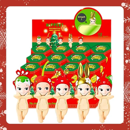 Christmas Angel Winter Series 12 Piece Series Mini Mysterious Blind Box Doll Car mounted Model Decorative Holiday Gifts