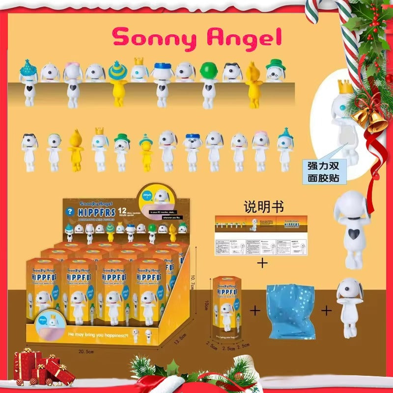 Sonny Angel Snoopy Blind Box Series Kawaii Anime Mini Figure Handmade Doll Phone Screen Cartoon Desktop Decoration Model Toys