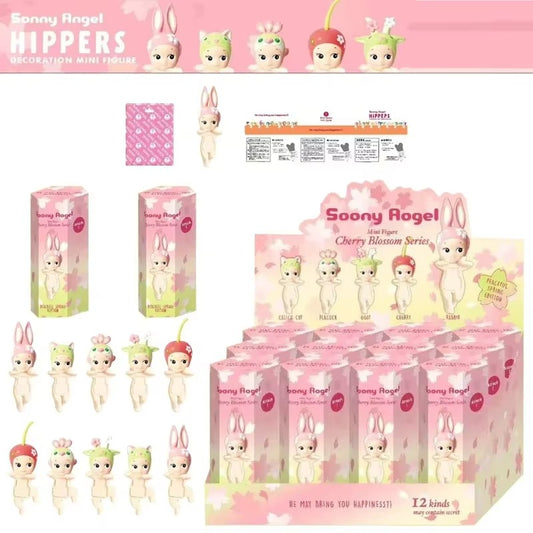 Angel Doll Cherry Blossom Series Night Version Blind Box Collect Hippers Action Figure Phone Ornaments Mystery Box Surprise Gift
