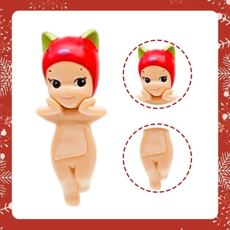 Christmas Angel Winter Series 12 Piece Series Mini Mysterious Blind Box Doll Car mounted Model Decorative Holiday Gifts