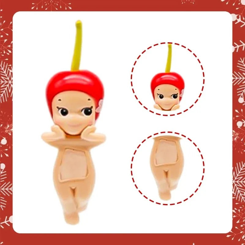 Christmas Angel Winter Series 12 Piece Series Mini Mysterious Blind Box Doll Car mounted Model Decorative Holiday Gifts