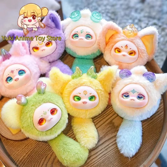 Authentic pizza star card dream girl Xiangyun elf keychain pendant blind box game trend mystery box toy