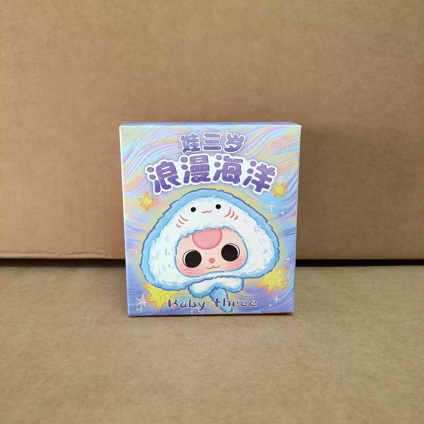 New Genuine Baby Three Ocean Series Mystery Blind Box Tide Play Vinyl Doll Kawaii Decorative Pendant Box Toy Collectible Gifts