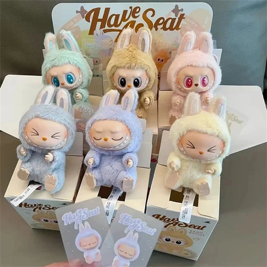 New Lafufu Blind Boxes from Sonny Angel Party Ocean Collection, Car Decorations, Fashion Dolls, Birthday Gift Toys, 2 Generations