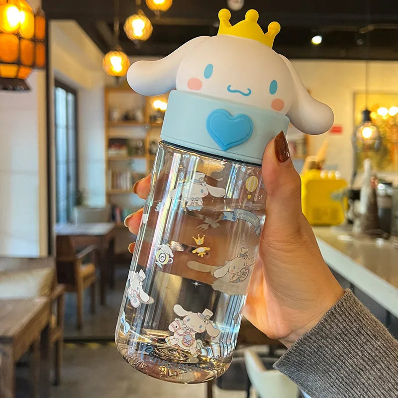 Trendy Desgin Children Cup Summer Cartoon Cute Girl's Plastic Water Kettle Large Capacity Kids Portable Straight Drink Cup