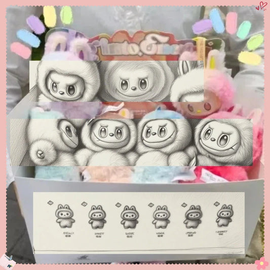 For 17cm Doll The First Second And Third Blind Box Big Into Energy Series have a seat Series Vinyl Plush Blind Box