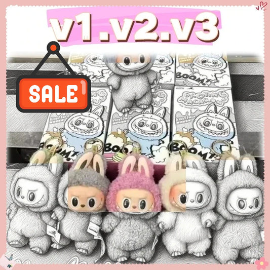For 17cm Doll The First Second And Third Blind Box Big Into Energy Series have a seat Series Vinyl Plush Blind Box