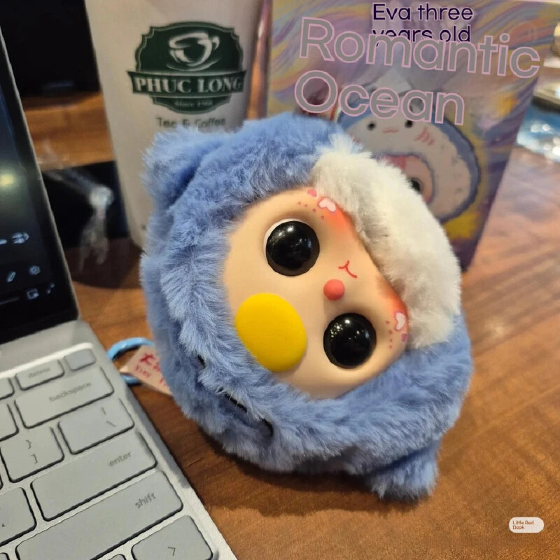 New Genuine Baby Three Ocean Series Mystery Blind Box Tide Play Vinyl Doll Kawaii Decorative Pendant Box Toy Collectible Gifts