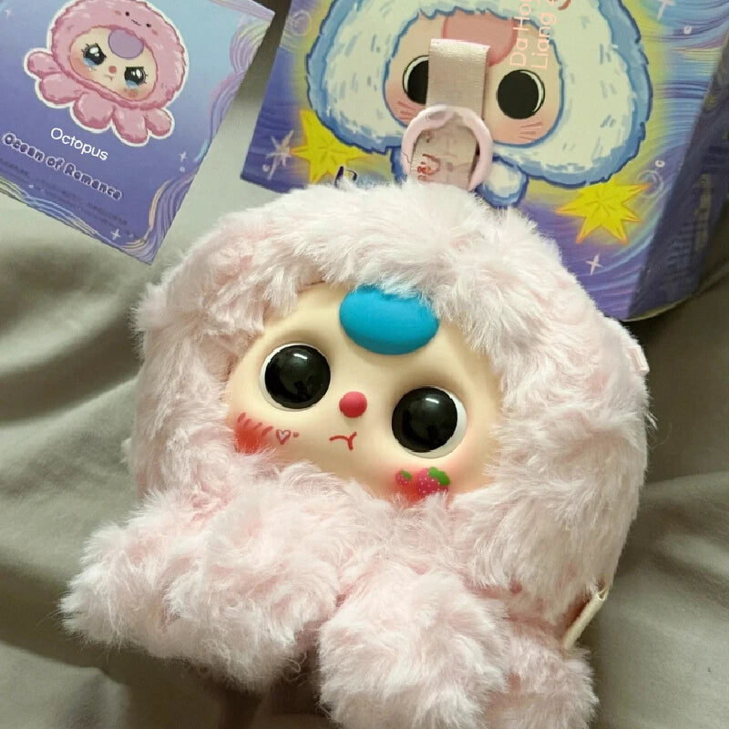 New Genuine Baby Three Ocean Series Mystery Blind Box Tide Play Vinyl Doll Kawaii Decorative Pendant Box Toy Collectible Gifts