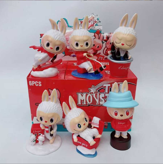 Genuine Lafufu Coca Cola Series Blind Box Kawaii Anime Figure Desktop Decoration Mystery Box  Cute Girls Birthday Gifts
